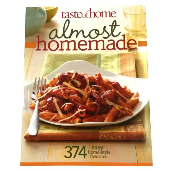 Taste of Home Cookbook Paperback Lot of 3 Church Supper Almost Homemade Family - Picture 4 of 10